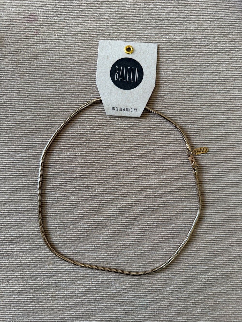 Gold Chain Necklace, handmade in Seattle